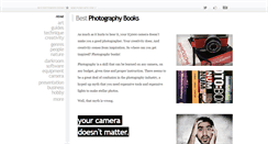 Desktop Screenshot of bestphotographybooks.com