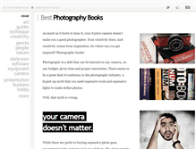 Tablet Screenshot of bestphotographybooks.com